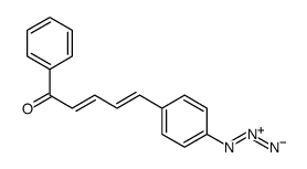 5-(4-azidophenyl)-1-phenylpenta-2,4-dien-1-one Structure