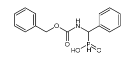 N-benzyloxycarbonyl-1-amino-1-phenylmethylphosphinic acid Structure