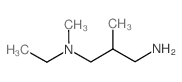 N-(3-氨基-2-甲基丙基)-n-乙基-n-甲胺结构式