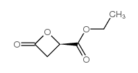 2-Oxetanecarboxylicacid,4-oxo-,ethylester,(2R)-(9CI)结构式