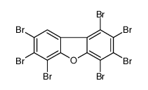 1,2,3,4,6,7,8-heptabromodibenzofuran Structure