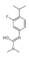 3-(3-fluoro-4-propan-2-ylphenyl)-1,1-dimethylurea结构式