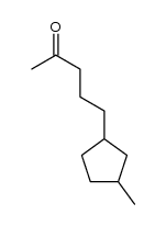 5-(3-methylcyclopentyl)-pentan-2-one结构式