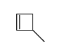 3-methylcyclobutene Structure