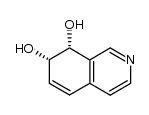 (7S,8R)-7,8-dihydroisoquinoline-7,8-diol结构式