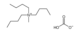 hydrogen carbonate,tributyl(methyl)azanium Structure