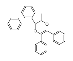 2-methyl-3,3,5,6-tetraphenyl-2H-1,4-dioxine Structure