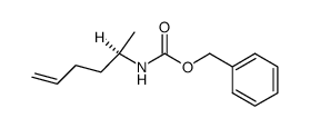 ((R)-1-Methyl-pent-4-enyl)-carbamic acid benzyl ester Structure