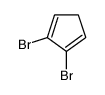 2,3-dibromocyclopenta-1,3-diene结构式