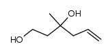 (R/S)-3-methyl-5-hexene-1,3-diol结构式