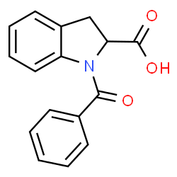 1-benzoyl-2,3-dihydro-1H-indole-2-carboxylic acid picture