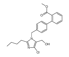 2-butyl-4-chloro-5-hydroxymethyl-1-[(2'-methoxycarbonyl-1,1'-biphenyl-4-yl)methyl]-1H-imidazole Structure