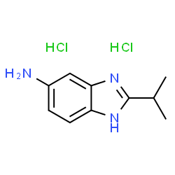 2-ISOPROPYL-1 H-BENZOIMIDAZOL-5-YLAMINE DIHYDROCHLORIDE structure