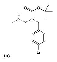 TERT-BUTYL 3-(4-BROMOPHENYL)-2-((METHYLAMINO)METHYL)PROPANOATE HCL picture