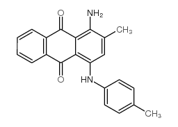 1-amino-2-methyl-4-[(4-methylphenyl)amino]anthraquinone structure