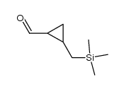 2-((trimethylsilyl)methyl)cyclopropanecarbaldehyde结构式