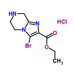 Ethyl 3-bromo-5,6,7,8-tetrahydroimidazo[1,2-a]pyrazine-2-carboxylate hydrochloride picture