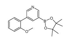 3-(2-methoxy-phenyl)-5-(4,4,5,5-tetramethyl-[1,3,2]dioxaborolan-2-yl)-pyridine Structure