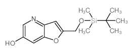 2-((tert-Butyldimethylsilyloxy)methyl)furo[3,2-b]pyridin-6-ol structure