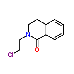 2-(2-Chloroethyl)-3,4-dihydro-1(2H)-isoquinolinone结构式