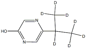 2-Hydroxy-5-(iso-propyl-d7)-pyrazine结构式