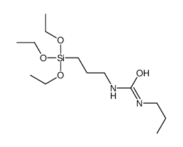 1-propyl-3-(3-triethoxysilylpropyl)urea Structure