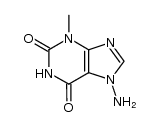 3-methyl-7-aminoxanthine Structure