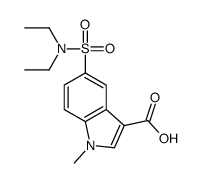 5-(diethylsulfamoyl)-1-methylindole-3-carboxylic acid Structure