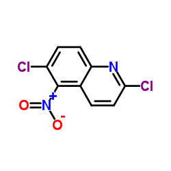 2,6-Dichloro-5-nitroquinoline Structure