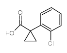 1-(2-Chlorophenyl)cyclopropanecarboxylic acid Structure