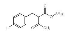 2-(4-FLUOROBENZYL)-3-OXO-BUTYRICACIDMETHYLESTER structure