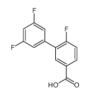 3-(3,5-difluorophenyl)-4-fluorobenzoic acid结构式