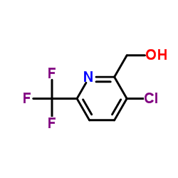 [3-Chloro-6-(trifluoromethyl)-2-pyridinyl]methanol结构式