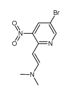 (E)-2-(5-broMo-3-nitropyridin-2-yl)-N,N-diMethylethenaMine structure