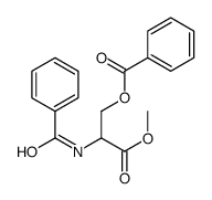 2-Benzamido-3-methoxy-3-oxopropylbenzoate结构式