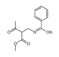 METHYL 2-(BENZAMIDOMETHYL)-3-OXOBUTANOATE Structure