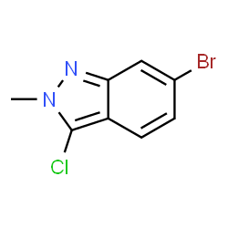 6-bromo-3-chloro-2-methyl-2H-indazole Structure