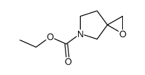 1-Oxa-5-azaspiro[2.4]heptane-5-carboxylic acid,ethyl ester结构式