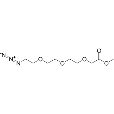 Azido-PEG3-CH2CO2Me structure