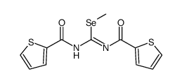 methyl N,N'-di(thien-2-ylcarbonyl)-imidoselenocarbamate Structure