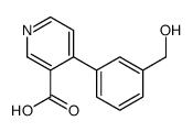 4-[3-(hydroxymethyl)phenyl]pyridine-3-carboxylic acid结构式
