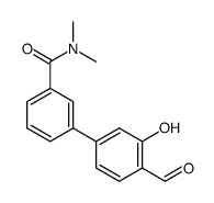 3-(4-formyl-3-hydroxyphenyl)-N,N-dimethylbenzamide结构式
