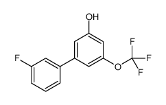 3-(3-fluorophenyl)-5-(trifluoromethoxy)phenol结构式
