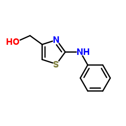 (2-Anilino-1,3-thiazol-4-yl)methanol结构式