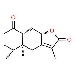 (4aS)-4a,6,7,8aβ,9,9aβ-Hexahydro-3,4aα,5α-trimethylnaphtho[2,3-b]furan-2,8(4H,5H)-dione picture