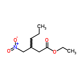Ethyl 3-(Nitromethyl)Hexanoate Structure