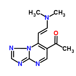 1-{7-[(E)-2-(Dimethylamino)vinyl][1,2,4]triazolo-[1,5-a]pyrimidin-6-yl}ethanone Structure