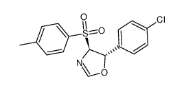 5-p-chlorophenyl-4-tosyl-2-oxazoline Structure