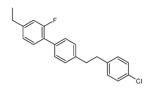 1-[4-[2-(4-chlorophenyl)ethyl]phenyl]-4-ethyl-2-fluorobenzene Structure