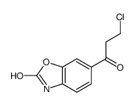 6-(3-CHLOROPROPANOYL)BENZO[D]OXAZOL-2(3H)-ONE Structure